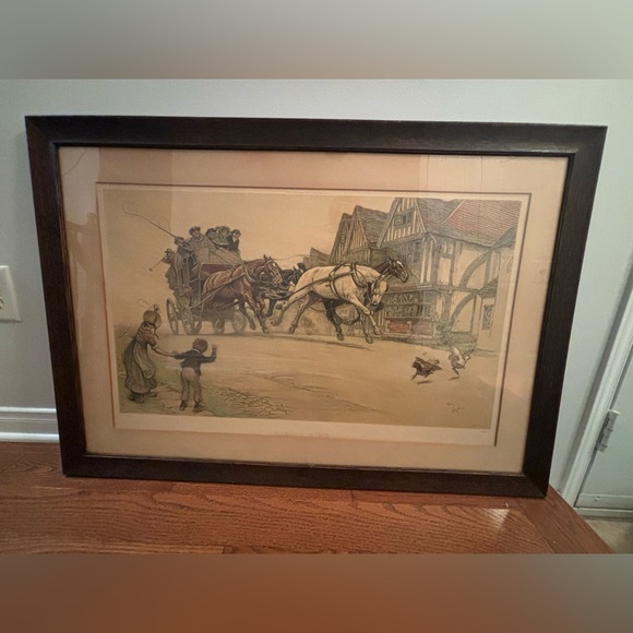 Cecil Aldin Art - Behind time - Picture 1 of 5